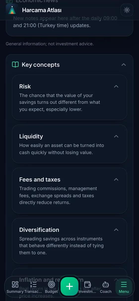 Coach and financial know-how